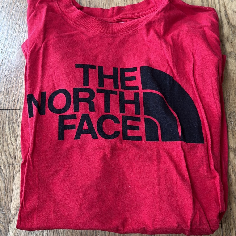 The North Face Red Short-Sleeve Logo Tee